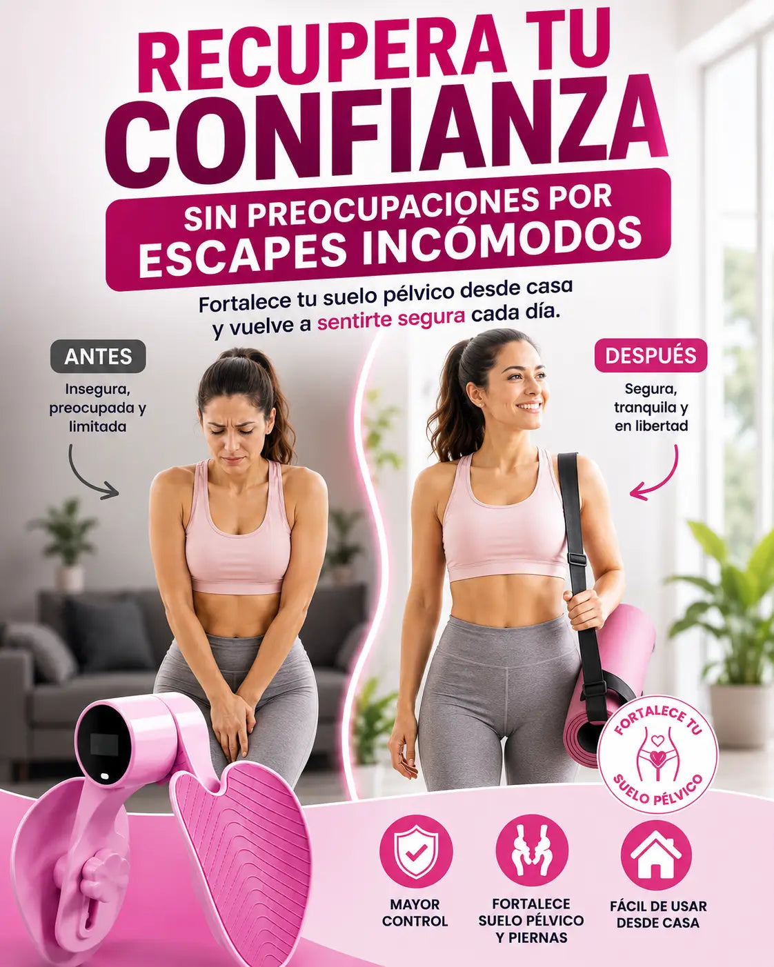 Pelvic Tone® | Fortalece tu Suelo Pélvico desde Casa