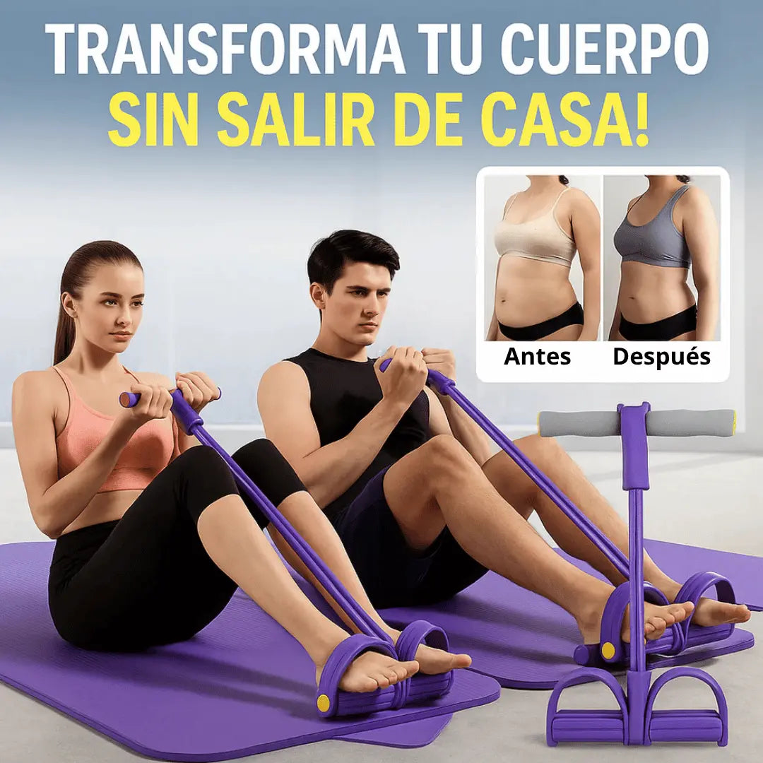 BANDA DE EJERCICIOS CON PEDAL | MEJORA TU CUERPO DESDE CASA