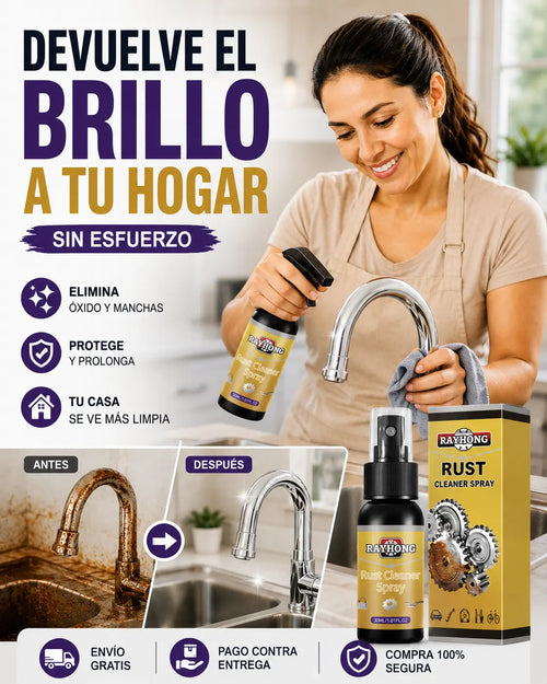OXIBRILL™ Rust Cleaner | Elimina el óxido visible y devuelve una apariencia como nueva