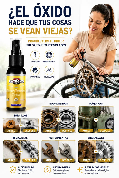 Rust Cleaner | Elimina el óxido visible y devuelve una apariencia como nueva