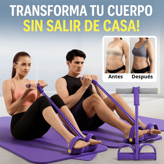 BANDA DE EJERCICIOS CON PEDAL | MEJORA TU CUERPO DESDE CASA