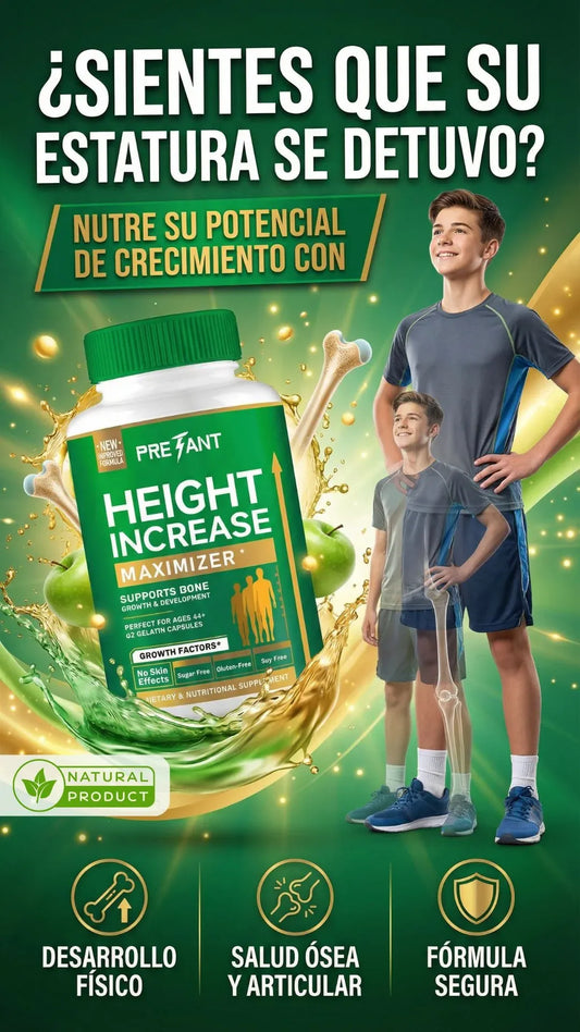 Height Increase 🦴 Apoya el desarrollo y crecimiento de forma natural